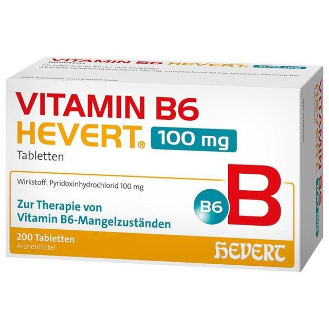 VITAMIN B6 HEVERT 100 mg 200 St Tabletten product image