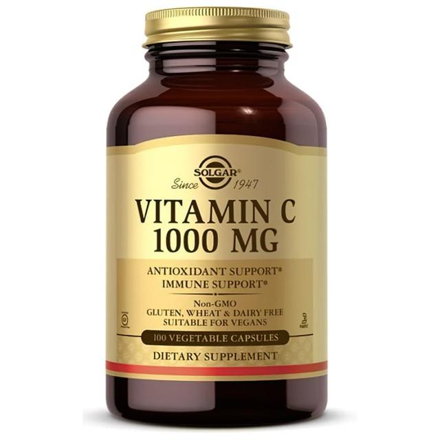Vitamin C 1000 mg 100 pflanzliche Kapseln Solgar product image