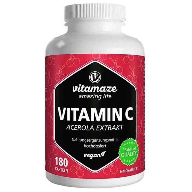 VITAMIN C 160 mg Acerola Extrakt pur vegan Kapseln product image
