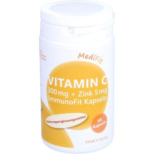 VITAMIN C 300 mg+Zink 5 mg ImmunoFit Kapseln product image