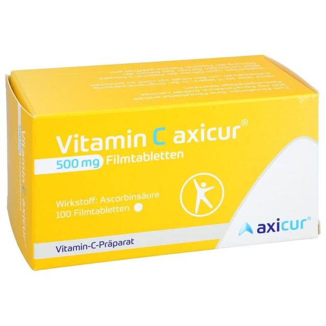 VITAMIN C AXICUR 500 mg Filmtabletten product image