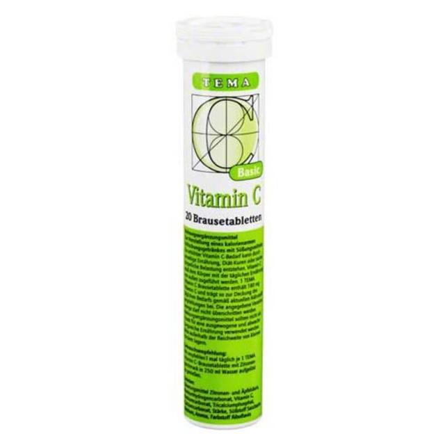 Vitamin C Brausetabletten, 20 St Brausetabletten product image