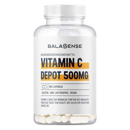 Vitamin C Depot 500 mg Balasense, 180 St Kapseln product image