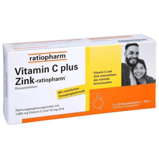 VITAMIN C PLUS Zink-ratiopharm Brausetabletten product image