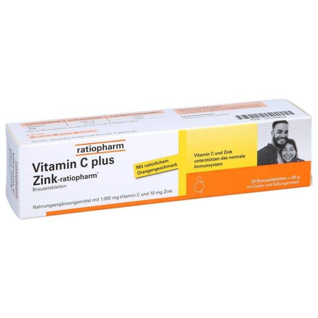 VITAMIN C PLUS Zink-ratiopharm Brausetabletten product image