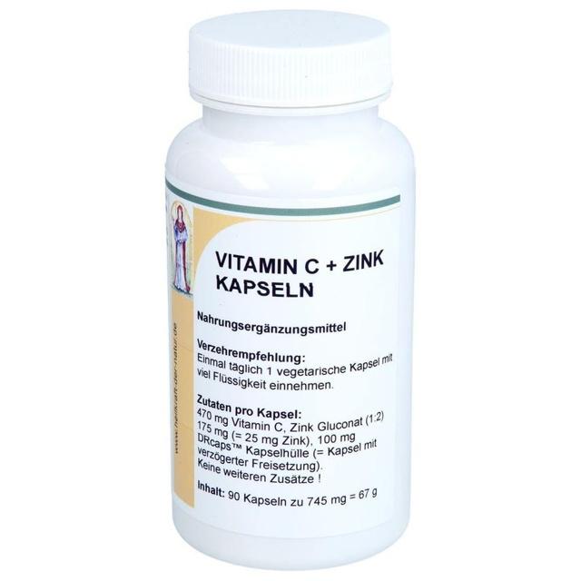 VITAMIN C+ZINK 25 mg Kapseln product image