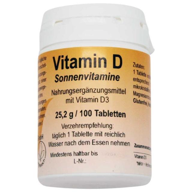 VITAMIN D 1000 Sonnenvitamine Tabletten product image