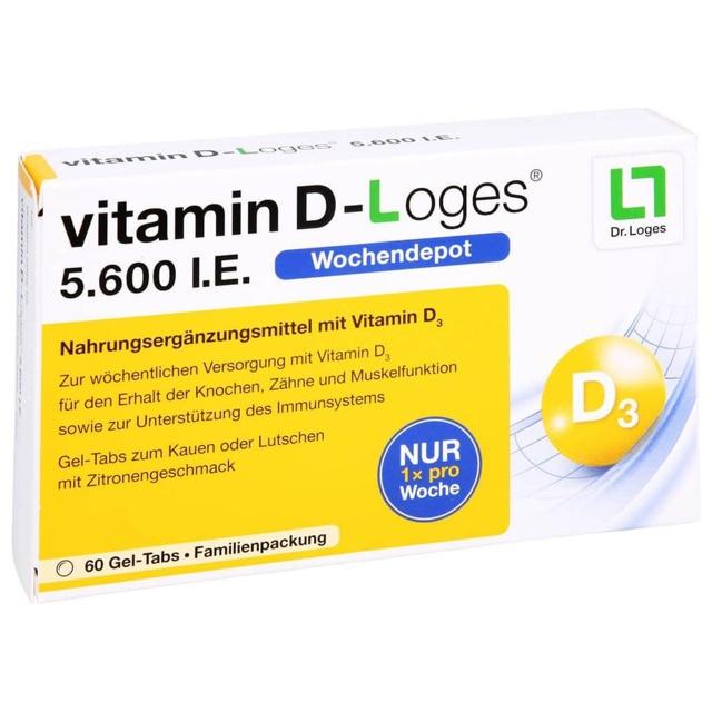 VITAMIN D-LOGES 5.600 I.E. Wo.Depot Kautabl.Fam.Pa product image