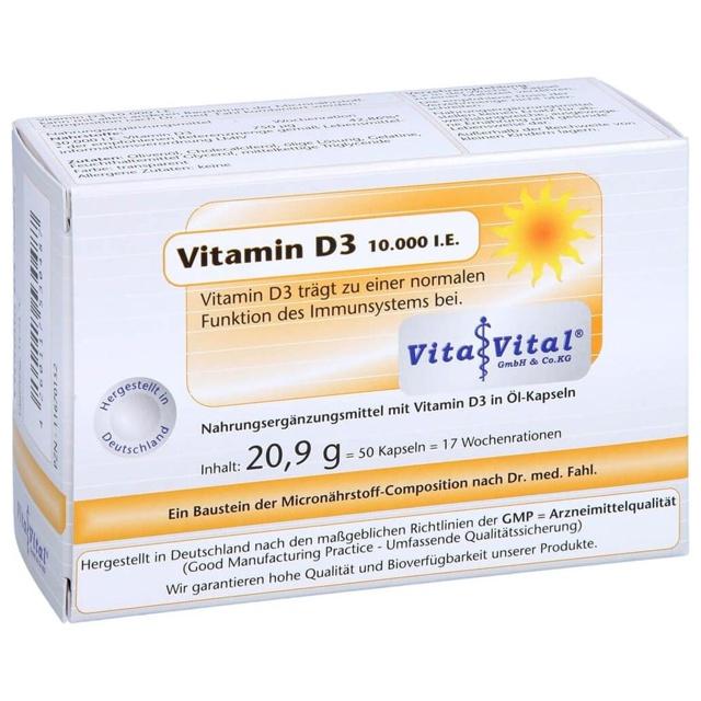 VITAMIN D3 10.000 I.E. Kapseln product image
