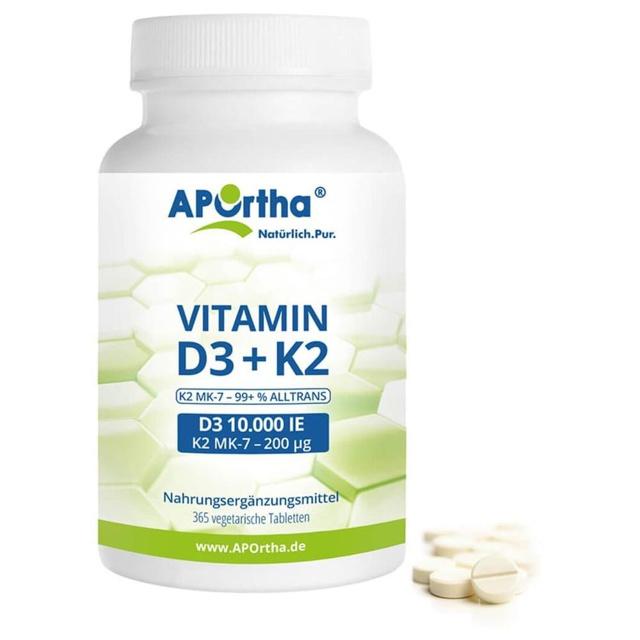VITAMIN D3 10.000 I.E.+Natto K2 200 μg Tabletten product image