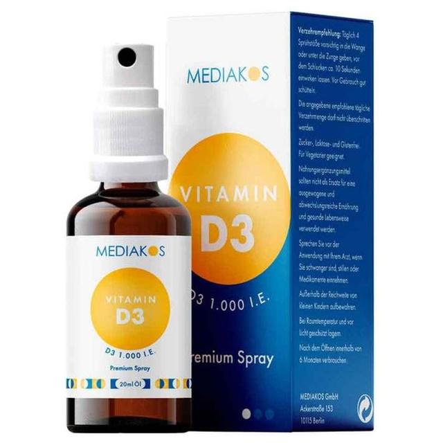 Vitamin D3 1000 I.E. Premium Spray, 20 ml Spray product image