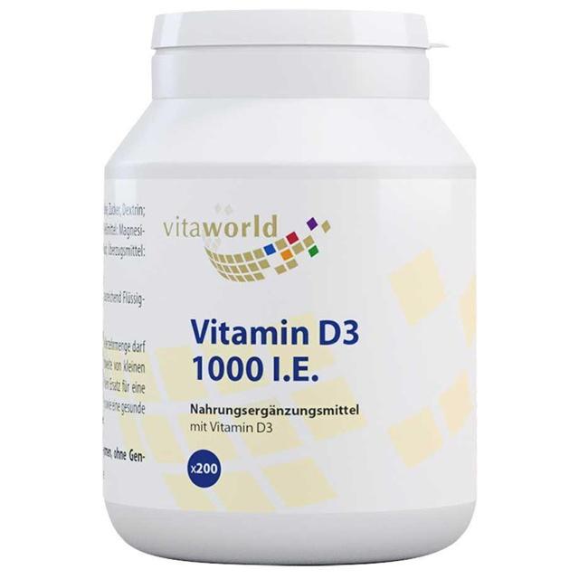 VITAMIN D3 1000 I.E. pro Tag Tabletten product image