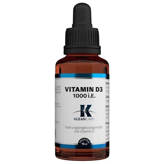 VITAMIN D3 1000 I.E. pro Tropfen KLEAN LABS product image
