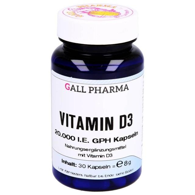 VITAMIN D3 20.000 I.E. GPH Kapseln product image