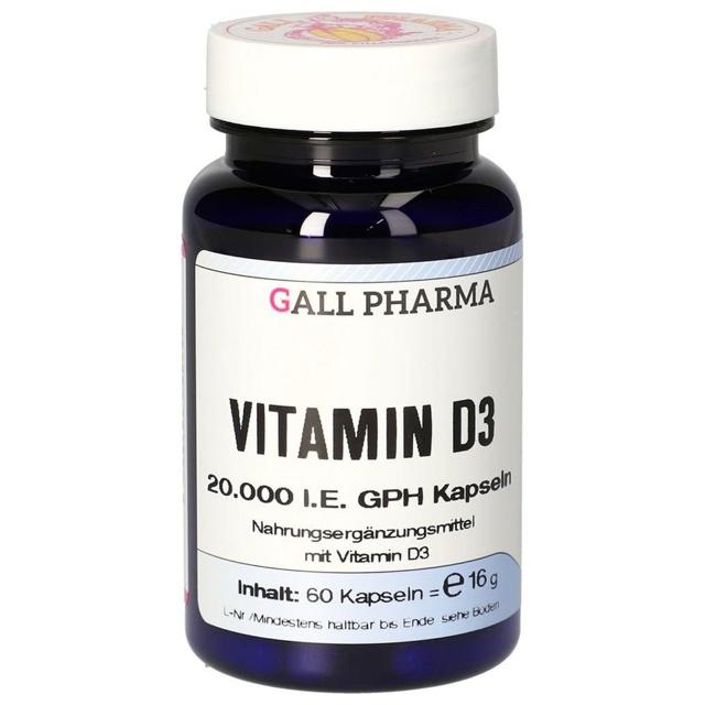 VITAMIN D3 20.000 I.E. GPH Kapseln product image