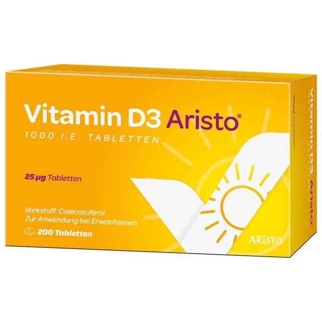 VITAMIN D3 ARISTO 1000 I.E. Tabletten product image