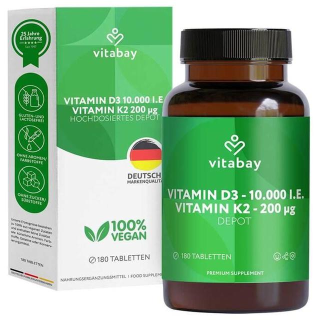 VITAMIN D3 DEPOT 10.000 I.E.+Vitamin K2 200 μg Tab product image