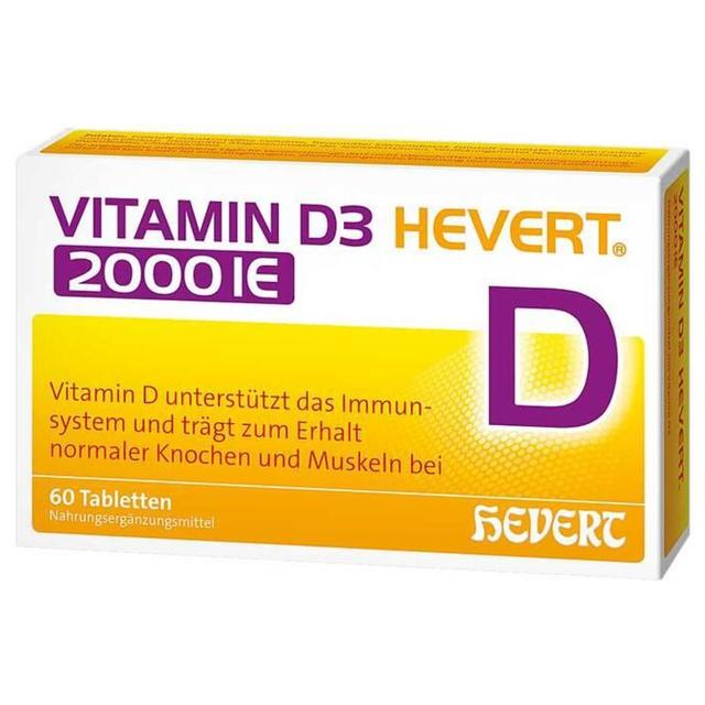VITAMIN D3 HEVERT 2000 I.E. Tabletten product image