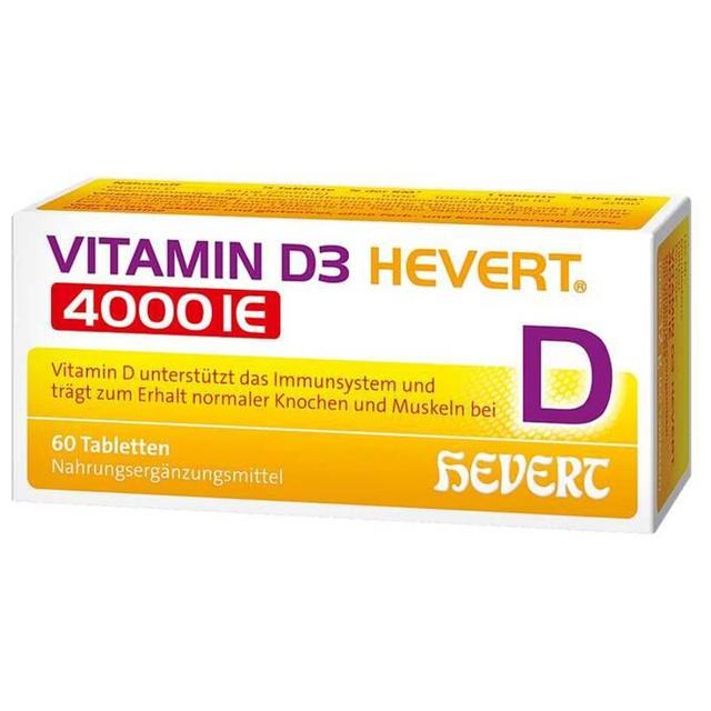 VITAMIN D3 HEVERT 4000 I.E. Tabletten product image