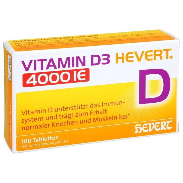 VITAMIN D3 HEVERT 4000 I.E. Tabletten product image