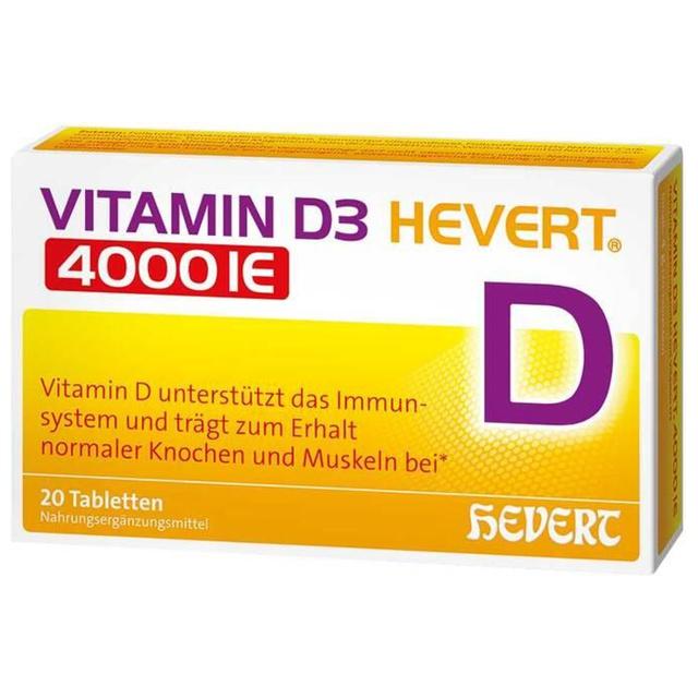 VITAMIN D3 HEVERT 4000 I.E. Tabletten product image