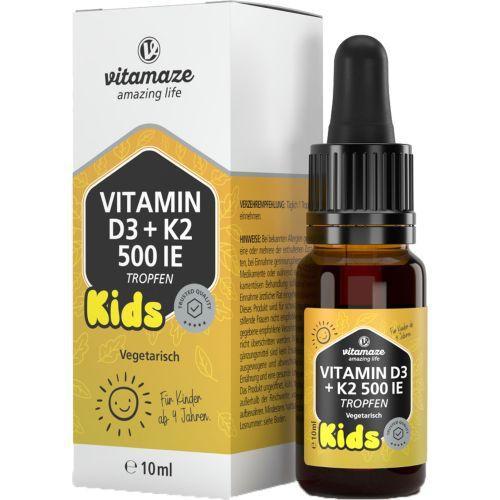 Vitamin D3 K2 500 I.E. Kinder Tropfen product image