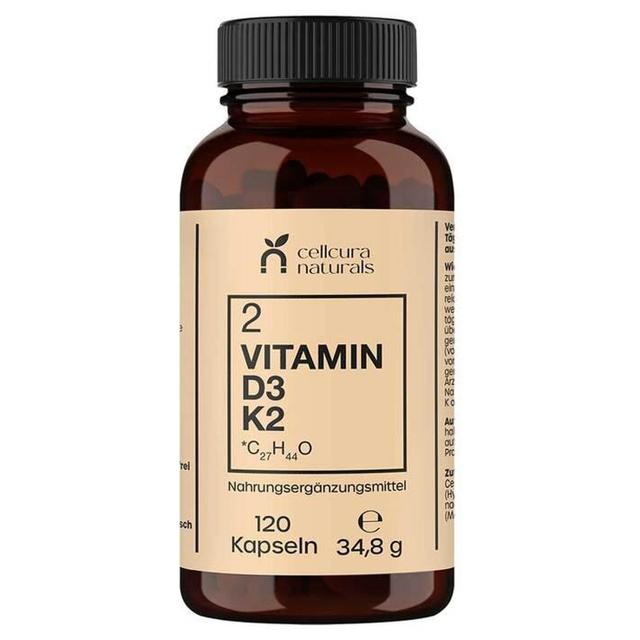 cellcura naturals VITAMIN D3 K2 120 St Kapseln product image