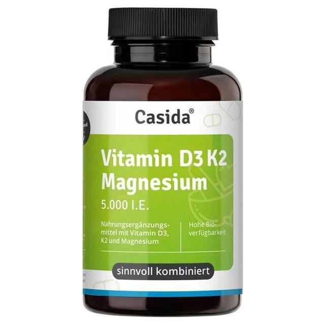 Vitamin D3 K2 Magnesium 5000 I.E. Kapseln, 90 St Kapseln product image