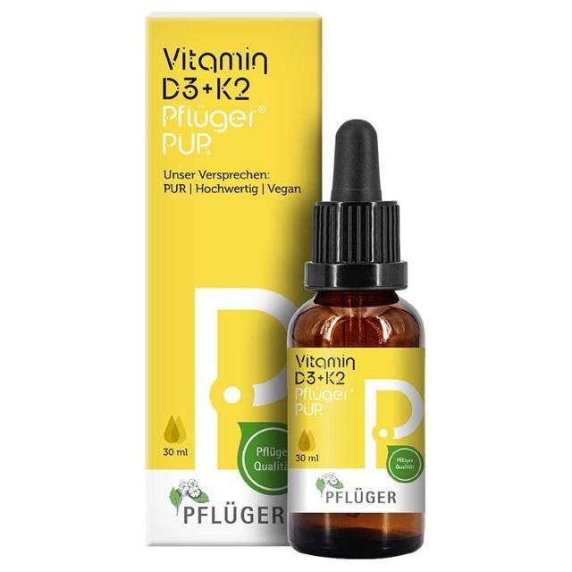 VITAMIN D3+K2 Pflüger PUR 500 I.E./25 μg Tropfen product image