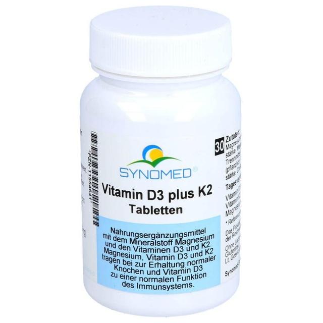 VITAMIN D3 PLUS K2 Tabletten product image