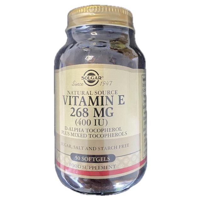 Vitamin E 268 mg (400 IU) 50 Weichkapseln Solgar product image