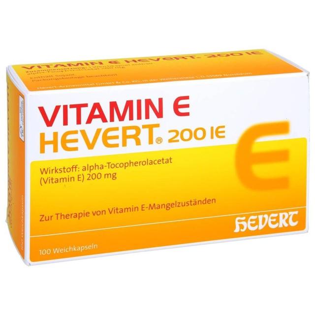 VITAMIN E HEVERT 200 I.E. Weichkapseln product image