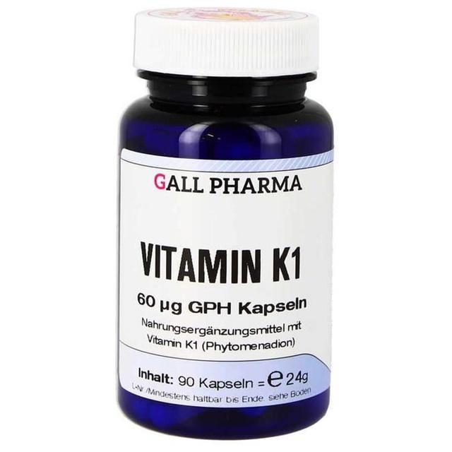 Vitamin K1 60 µg GPH Kapseln, 90 St Kapseln product image
