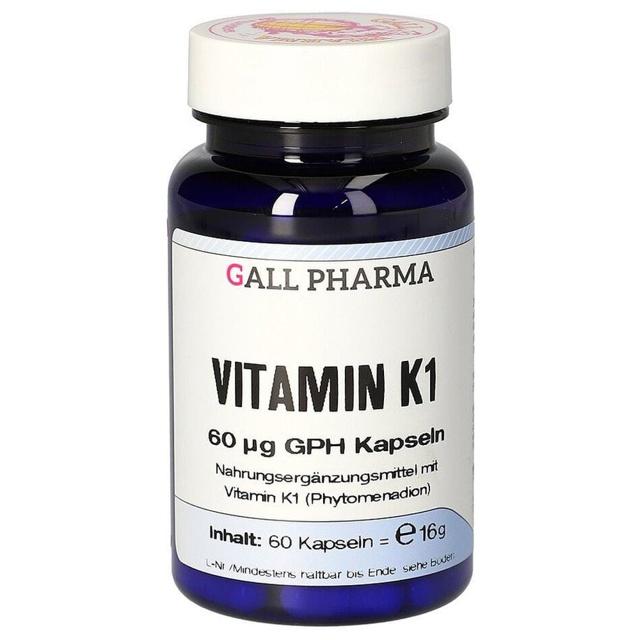 Vitamin K1 60 µg GPH Kapseln, 60 St Kapseln product image