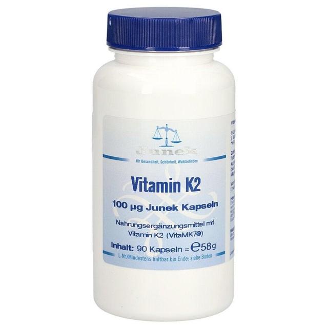 Vitamin K2 100 ug Junek Kapseln, 90 St Kapseln product image