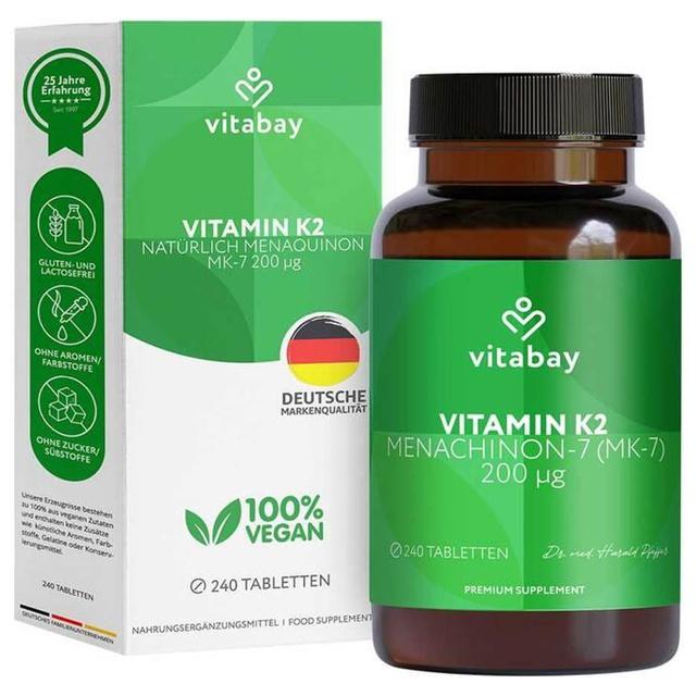 VITAMIN K2 200 μg MK-7 vegan Tabletten product image
