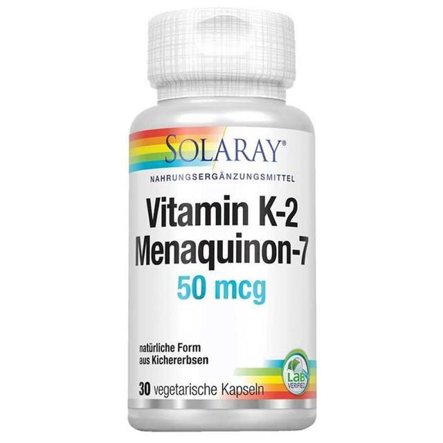 Vitamin K2 Menaquinon-7 50 mcg Solaray 30 Stück product image