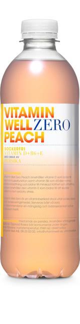 Vitamin Well Zero Peach 500 ml product image