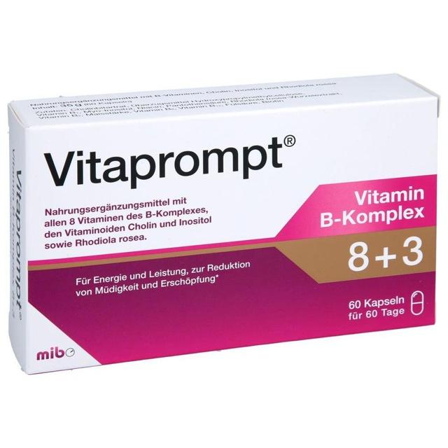 Vitaprompt Vitamin B-Komplex 8 + 3 60 St Kapseln product image