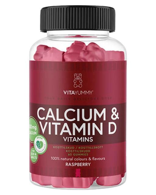 Vitayummy Calcium & Vitamin D Raspberry 60 stk. product image