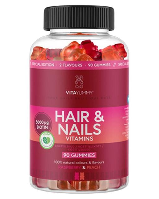 Vitayummy Hair & Nails Mix Raspberry & Peach 110 stk. product image