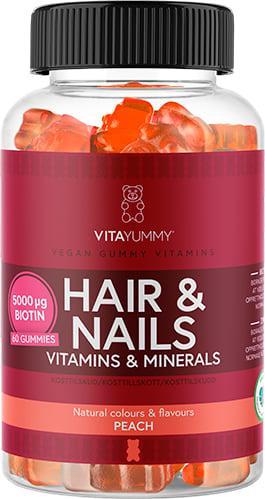 VitaYummy Hair & Nails Peach 60 gummies product image
