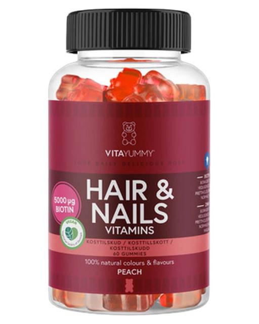 Vitayummy Hair & Nails Peach 60 stk. product image