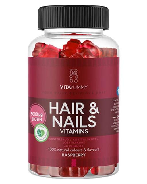 Vitayummy Hair & Nails Raspberry 60 stk. product image