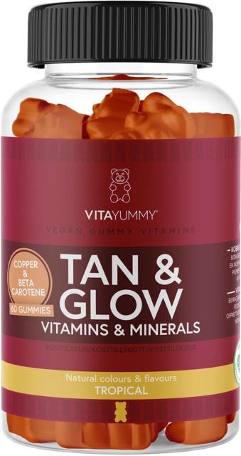 Vitayummy Tan & Glow Vitamins Tropical 60 stk. product image
