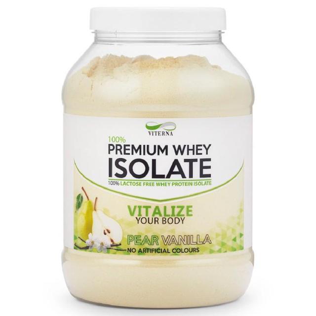Viterna 100% Premium Whey Isolate Vanilla/Pear 900 g product image
