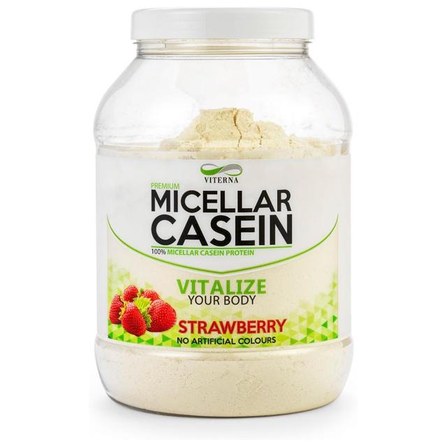 Viterna Premium Micellar Casein Strawberry Pulver 900 g product image