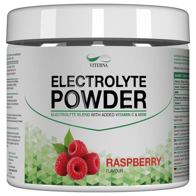 Viterna Electrolyte Powder Raspberry Vegan 120 g product image