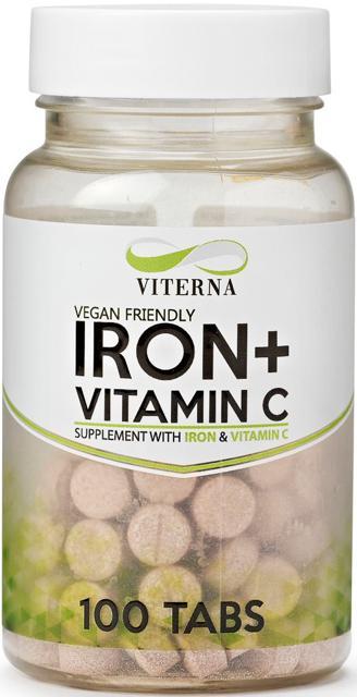 Viterna Iron + Vitamin C 100 tabletter product image