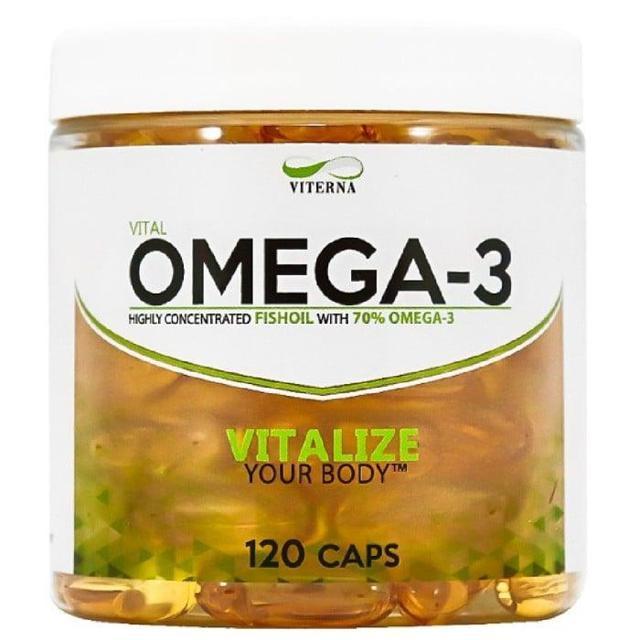 Viterna Omega-3 högkoncentrerad 70% 120 kapslar product image
